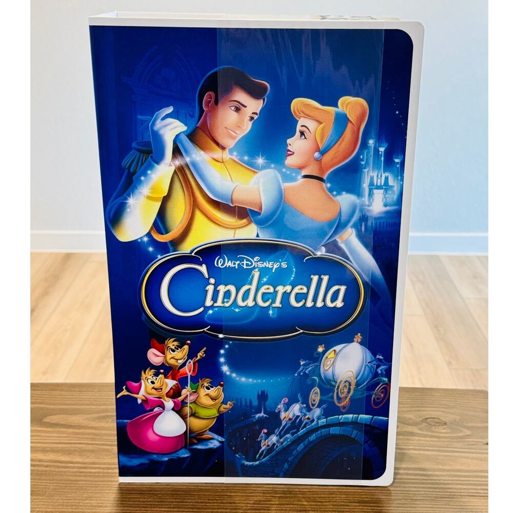Disney Cinderella Classic VHS Tape Plush Throw Blanket – New & Sealed